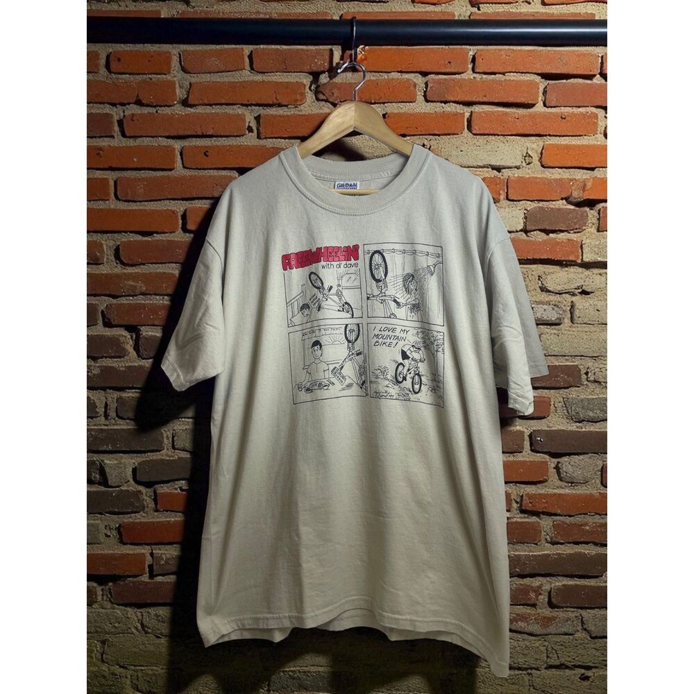 FreeWheelin' 1999 Vintage Gildan T-Shirt - Size XL